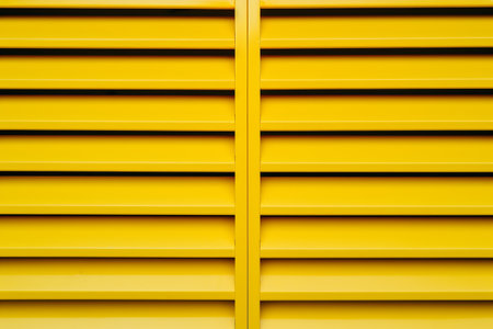 Vibrant Captures: Exploring the Full Frame Shot of a Yellow Shutter in AR 3:2の素材