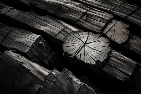 Captivating Grayscale Images: The Enchanting World of Wood in 3:2 Aspect Ratioの素材