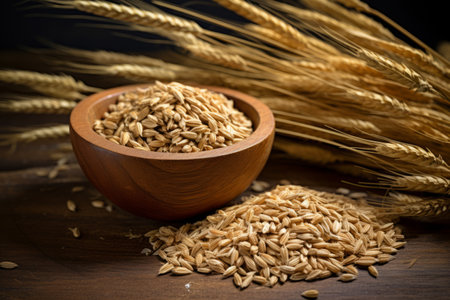 The Nutritional Powerhouse: Unveiling the Benefits of Bunch of Brown Oats - A 3:2 Ratio Wonder!の素材