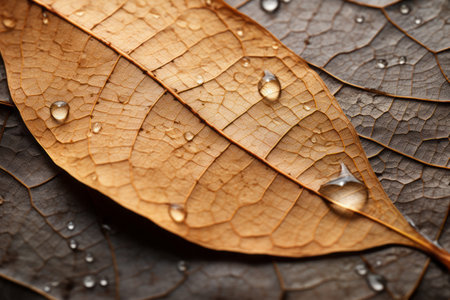 Fascinating Details: Exploring the Intricacy of a Dry Leaf --ar 3:2の素材