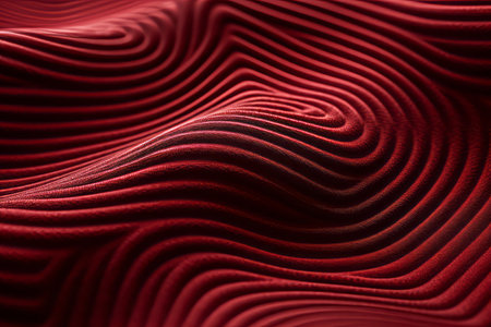 Ethereal Beauty: A Close-Up Perspective of Rippled Clothの素材