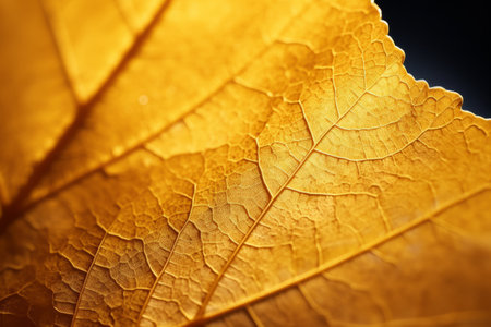 Captivating Study of Natures Timeless Process: Yellowing Leaf Close-up at 3:2 Aspect Ratioの素材