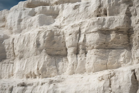 Elegantly Capturing the Intricate Details of a Limestone Formation in Close-Upの素材