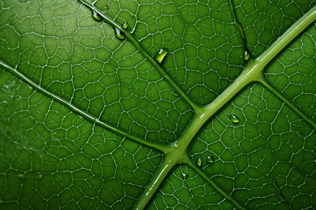 Exploring the Intricate Leaf Texture up Close: AR 3:2の素材