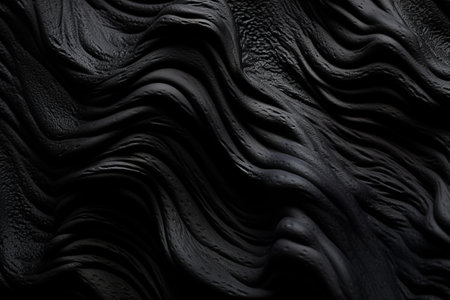 Intricate Details: Exploring the Mesmerizing Black Texture in Macro Shotの素材