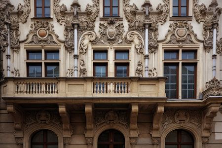 The Enchanting Ornamentation of a Medieval Old Building - AR 3:2の素材