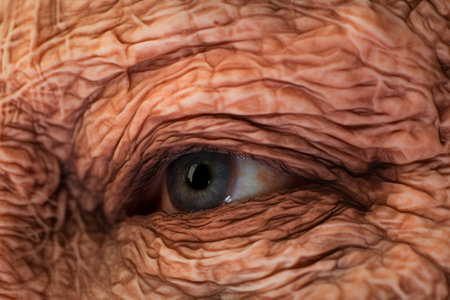 Exploring the Intricate Details of Human Skin: Close-Up View in 3:2 Aspect Ratioの素材