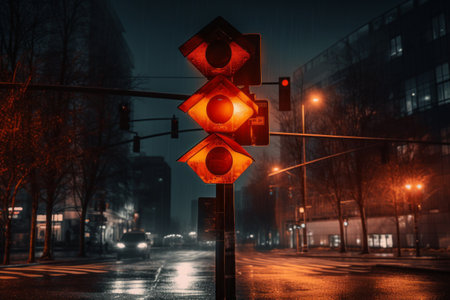 Ensuring Safe Pedestrian Crossings: The Art of the Crossing Road Signの素材