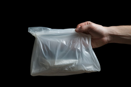 The Silent Story: A Glimpse into a Persons World through a White Plastic Bagの素材