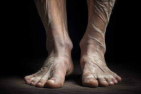 Sole Focus: Capturing the Right Foot in Stunning 3:2 Photographyの素材