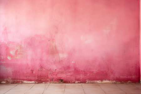 Pink Wonderland: Captivating Photo of Artfully Painted Wall (3:2 aspect ratio)の素材