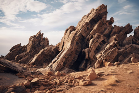 Unveiling Mother Earths Majestic Artistry: Mesmerizing 3:2 Rock Formations Captureの素材