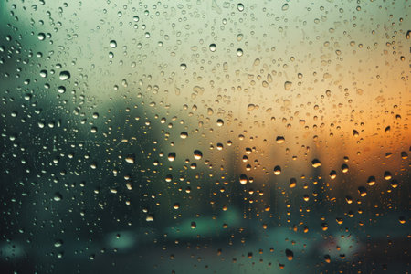 Capturing Moments: Mesmerizing Water Drops on Window --ar 3:2の素材