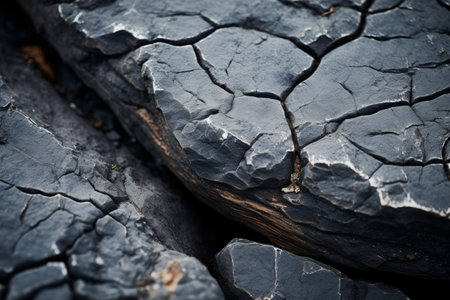 Exploring the Intricate Details: A Captivating Macro Shot of a Rough Stoneの素材