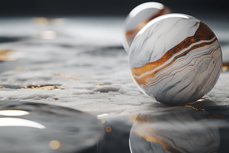 Exploring the Intricate World of Marble in Close-Up Photography with a 3:2 Aspect Ratioの素材