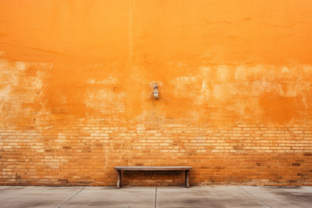 Capturing the Rustic Charm: Orange Brick Wall Landscape Photography in 3:2 Aspect Ratioの素材