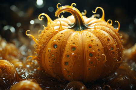 Vivid Glimpses of an Up-Close Pumpkin: AR 3:2の素材