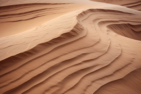 Unveiling the Enigmatic Patterns: Ridges in Sand --ar 3:2の素材