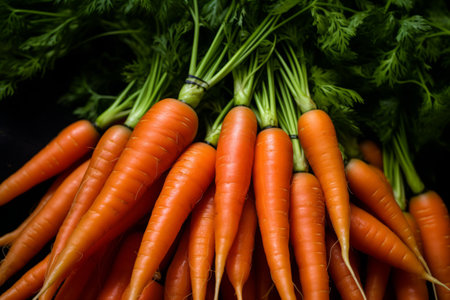 Freshly Harvested Baby Carrots Steal the Show at Market â AR 3:2の素材