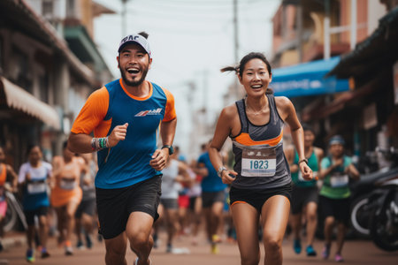 Mae Fah Luang University Hosts Thrilling MFU RUNi 2019 in Chiang Rai, Thailandの素材