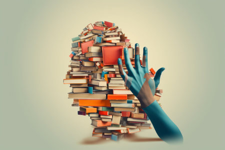 Beyond the Library: Exploring the Vibrant World of 3D Retro Artworkの素材