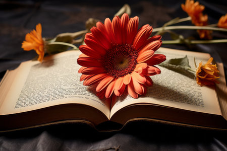 Blooming Artistry: Unveiling the Gerbera Fantasy - AR 3:2の素材