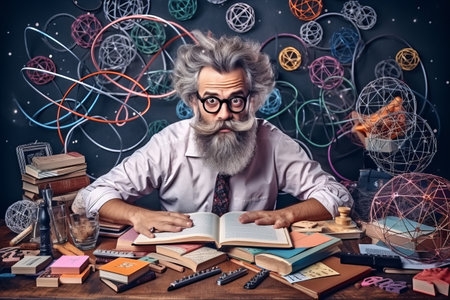 The Talented Pedagogue: Math Mentor Leading Modern School Projects for Back to Schoolの素材