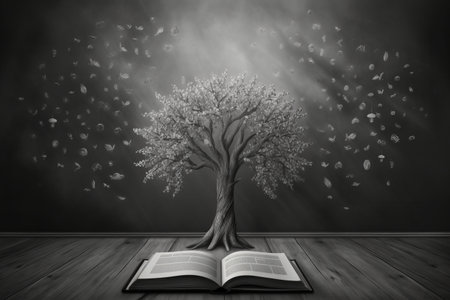 The Enlightened Classroom: Unveiling the Tree of Knowledge Amidst Back to School Preparationsの素材
