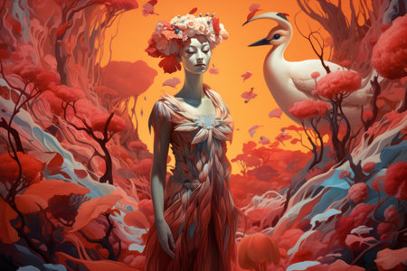 Surreal Imagery Unveiled: Exploring the Enigmatic World of - Image --ar 3:2の素材