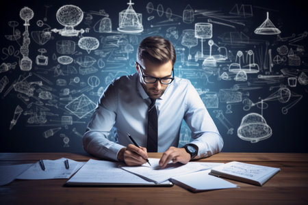 The Power of Knowledge: Unveiling the Insights of a Business Manの素材