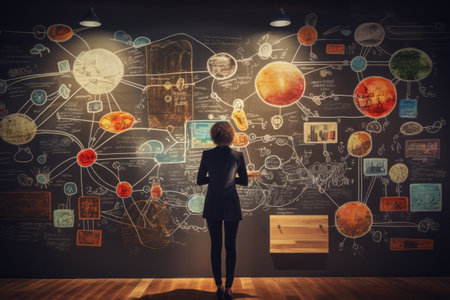 The Creative Businesswoman: Unleashing Ideas through Wall Art - AR 3:2の素材