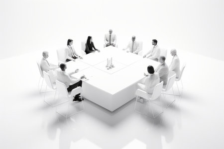 Mastering the Art of Collaboration: The Encounter at the White Office Tableの素材