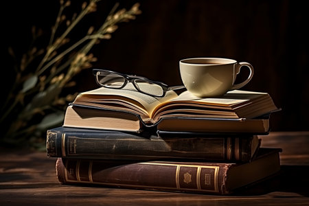 The Art of Immersive Learning: Flipped Books, Coffee, and Specs - Nurturing Minds through Educationの素材