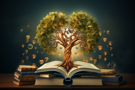The Literary Tree: A Heartwarming Journey of Knowledge and Lifeの素材