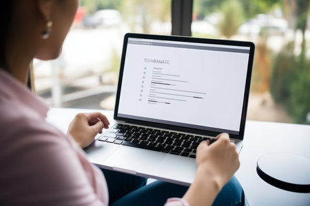 Unlocking the Power of Online Assessments: Streamlining Evaluation with a Laptop and Questionnaireの素材