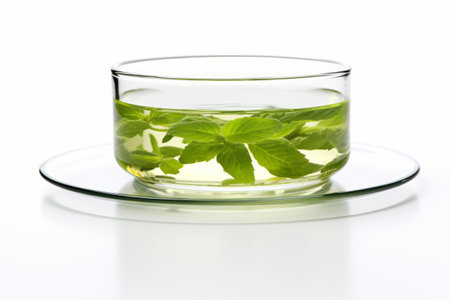 Refreshing Green Tea: A Captivating Encounter with Natureの素材