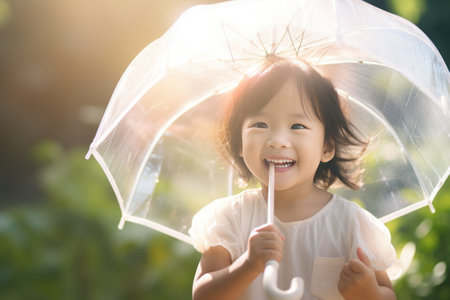 Safeguarding Family Health: Asian Girls UV Protection and Healthcare Assuranceの素材