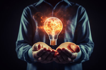 Enlightening Innovation: Exploring Virtual Human Head Shape Light Bulb for Unleashing New Ideas andの素材