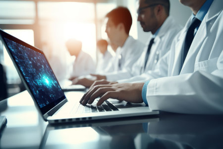 Advancing Medical Care: Collaborative Meeting of the Technology Network Teamの素材