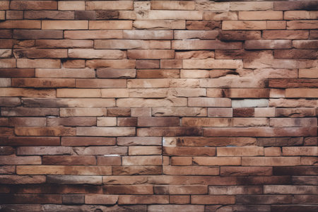 Aesthetic Marvel: Brown Concrete Brick Wall Comes to Life in 3:2の素材