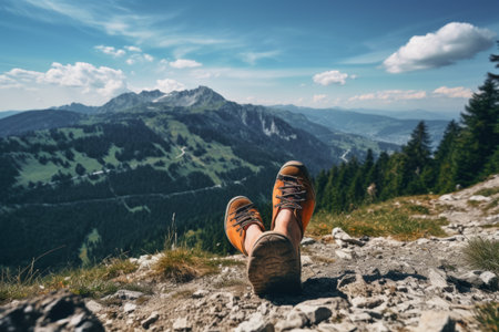 Exploring Natures Majestic Heights: A Closeup Journey through the Mountainsの素材