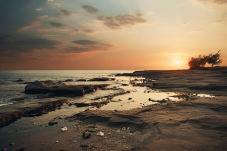 Immersive Seascapes: Captivating Landscape Photography in 3:2 Aspect Ratioの素材