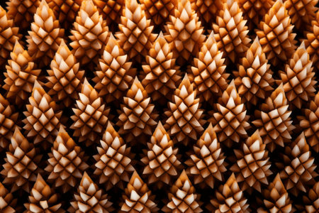 Cone Pattern Captured in a 3:2 Photographの素材