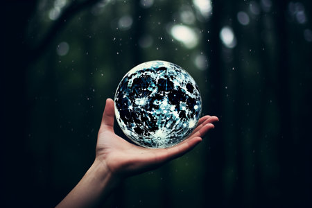 Lunar Artistry: Stunning 3:2 Photo of the Moonの素材