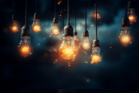 Shining Through Challenges: Unveiling the Journey of Light Bulbs with Difficulties and Successの素材