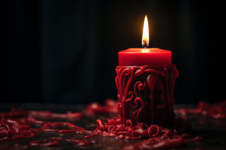 Burning Passion in a Red Lighted Candle: An Artistic Interpretation in AR 3:2の素材