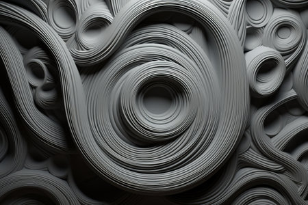 Subtle Sophistication: Round Gray Wallpaper Enriches Spaces with a 3:2 Aspect Ratioの素材