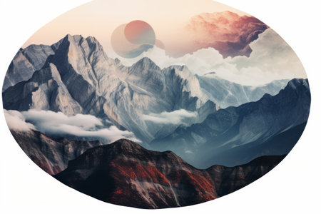 Majestic Mountain Vistas: A Captivating AR 3:2 Experienceの素材
