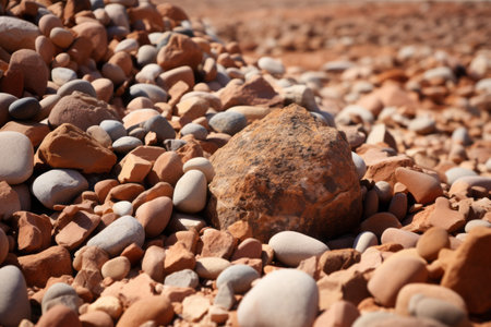 Unearthing Earths Treasures: The Enigmatic Stones Covered with Brown Soilの素材