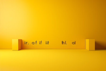 The Intriguing Reality Behind This Text on Yellow Background: What If Itâs All Real?の素材